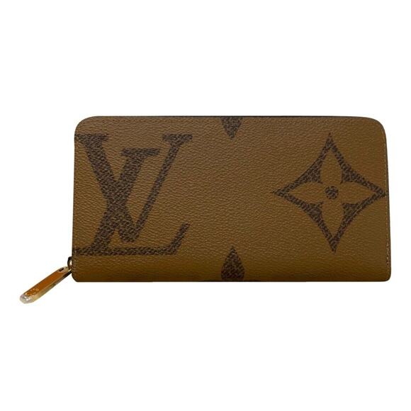 Louis Vuitton Zippy Wallet Reverse Monogram Giant Brown - Picture 1 of 12